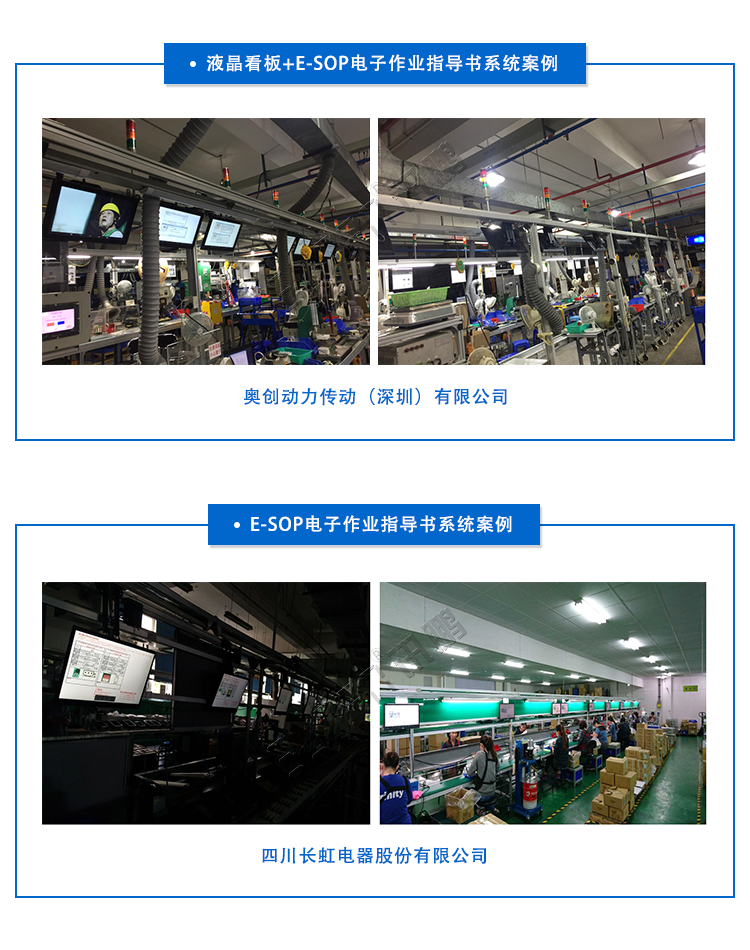 E-SOP電子作業(yè)指導(dǎo)書看板系統(tǒng)