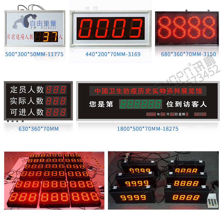 人數(shù)監(jiān)控統(tǒng)計(jì)led顯示屏