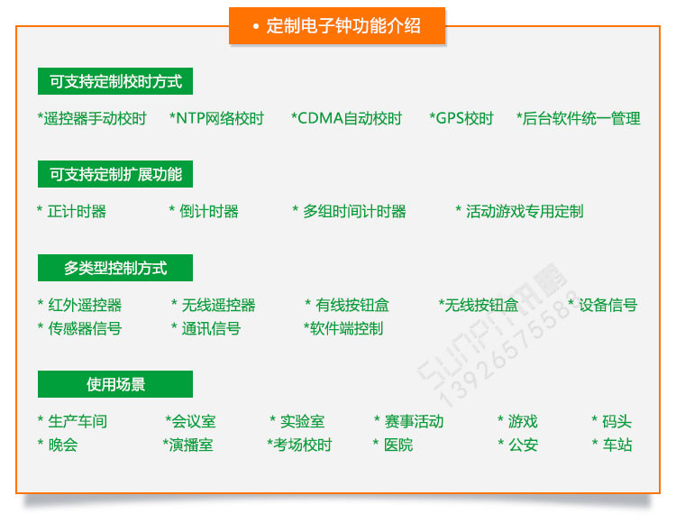 CDMA電子時(shí)鐘定制指導(dǎo)