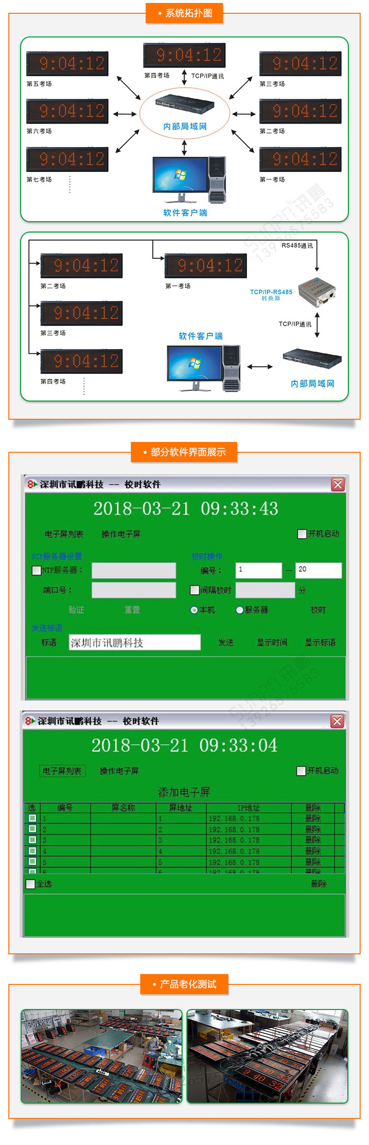 CDMA電子時(shí)鐘系統(tǒng)拓?fù)鋱D