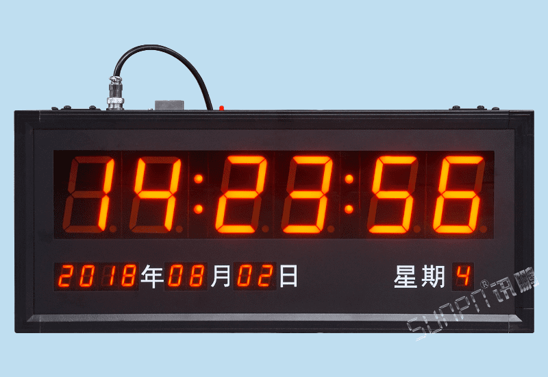 訊鵬醫(yī)院時(shí)間統(tǒng)一時(shí)鐘系統(tǒng)專(zhuān)用 NTP網(wǎng)絡(luò)LED電子鐘 CDMA自動(dòng)校時(shí)GPS衛(wèi)星無(wú)線授時(shí)服務(wù)器對(duì)接