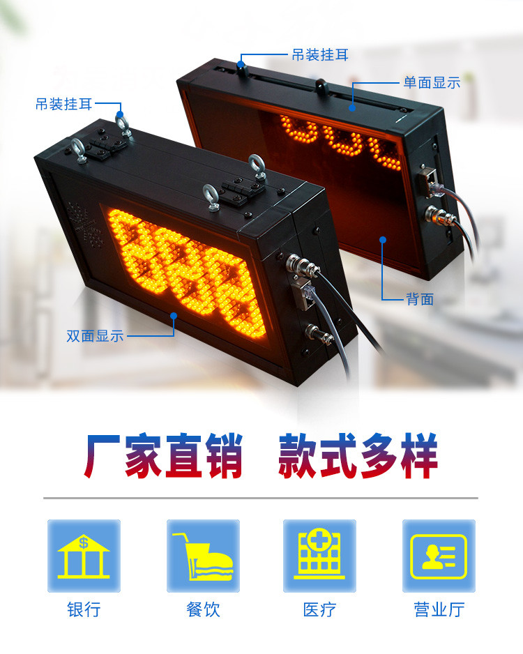 LED取餐叫號(hào)屏產(chǎn)品實(shí)拍