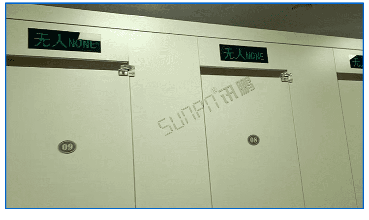 廁位狀態(tài)匯總顯示屏應(yīng)用案例
