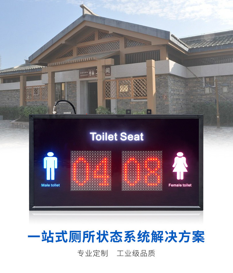 公廁系統(tǒng)狀態(tài)顯示屏產品引言
