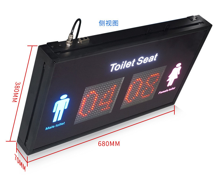 公廁系統(tǒng)狀態(tài)顯示屏產品實拍