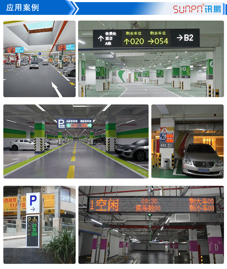 剩余車位導(dǎo)向標識牌應(yīng)用場景