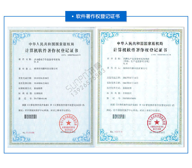 sop作業(yè)指導書系統(tǒng)軟件登記證書
