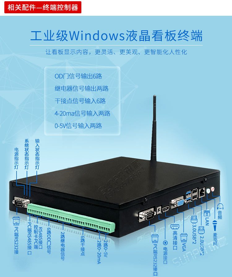 精益管理電子看板系統(tǒng)相關(guān)配件