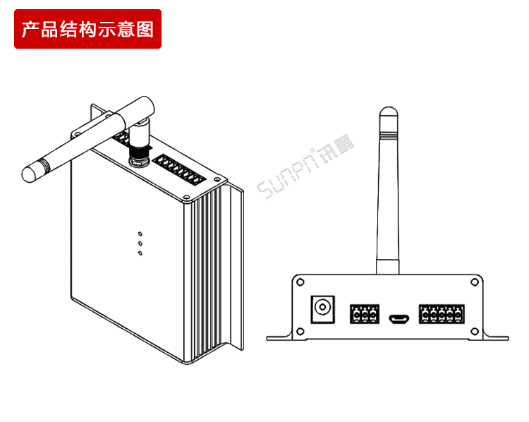USB數(shù)據(jù)采集器產(chǎn)品結構圖