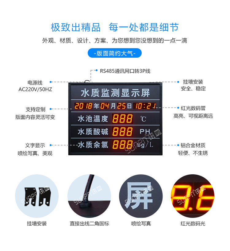 LED水質(zhì)監(jiān)測(cè)看板方案介紹