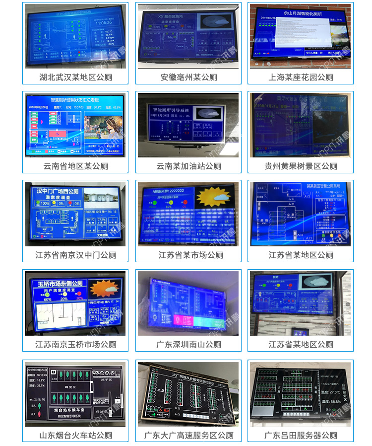 廁位狀態(tài)屏應用案例 