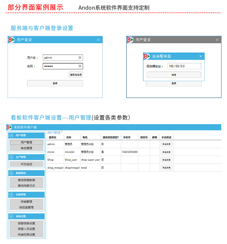 安燈系統(tǒng)軟件介紹