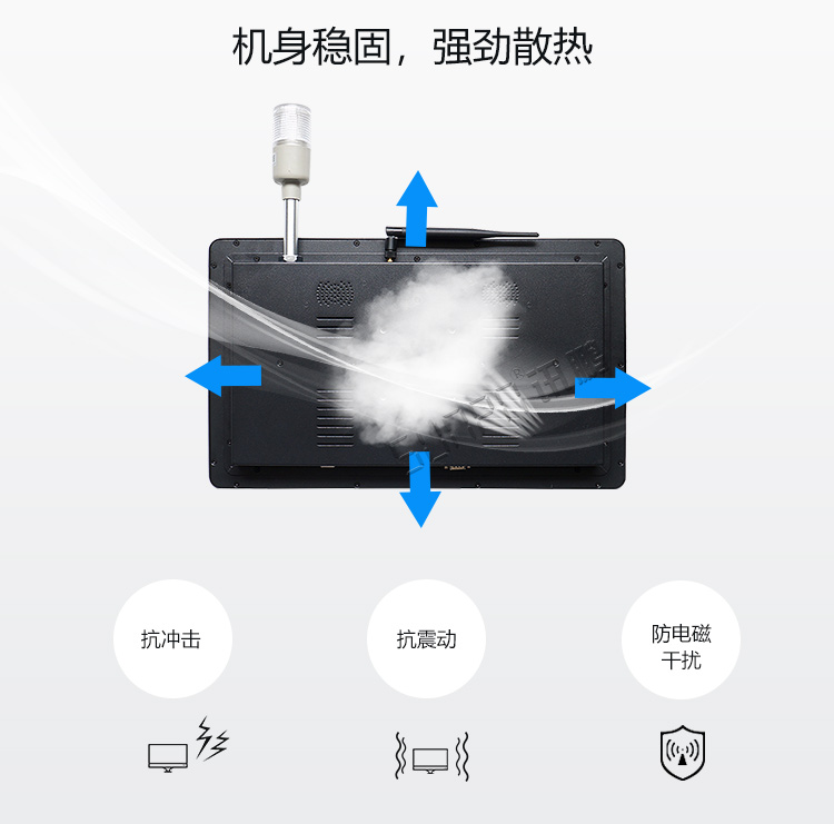工業(yè)一體機(jī)強(qiáng)勁散熱