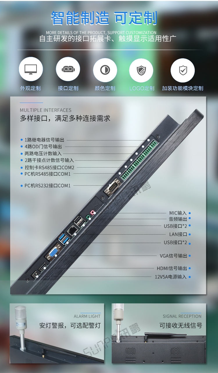 工業(yè)觸摸一體機接口