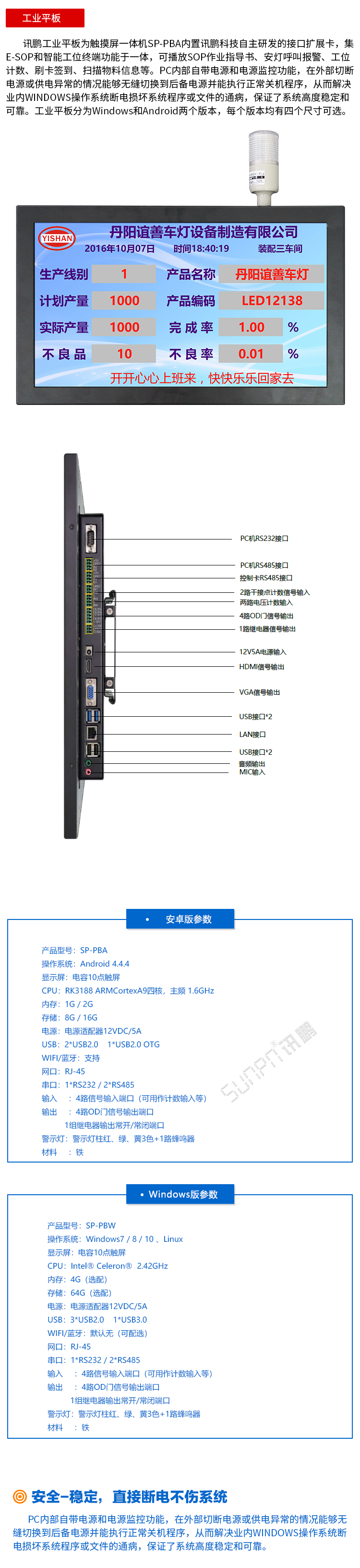 工業(yè)平板一體機 工業(yè)平板一體機