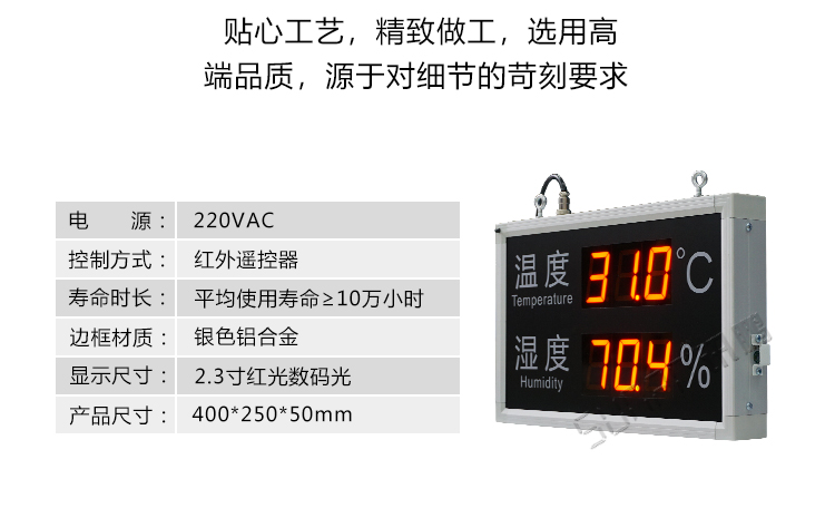 LED溫濕度