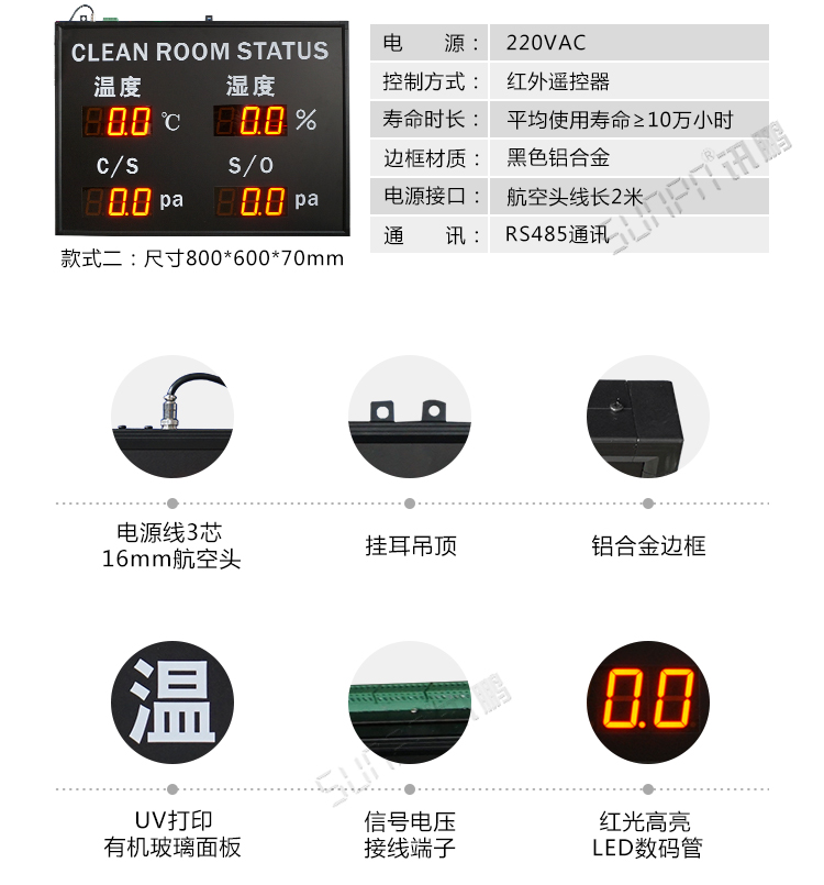 藥店溫濕度顯示屏產(chǎn)品參數(shù) 藥店溫濕度顯示屏產(chǎn)品參數(shù)