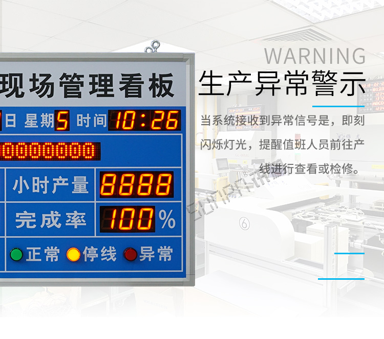 生產(chǎn)現(xiàn)場管理看板產(chǎn)品介紹