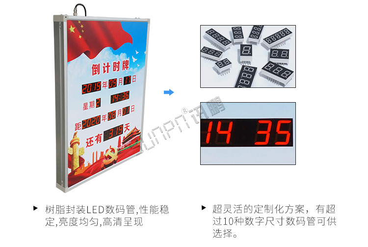 倒計時牌材質說明 倒計時牌材質說明
