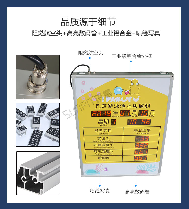 游泳池水質(zhì)監(jiān)測(cè)產(chǎn)品細(xì)節(jié)