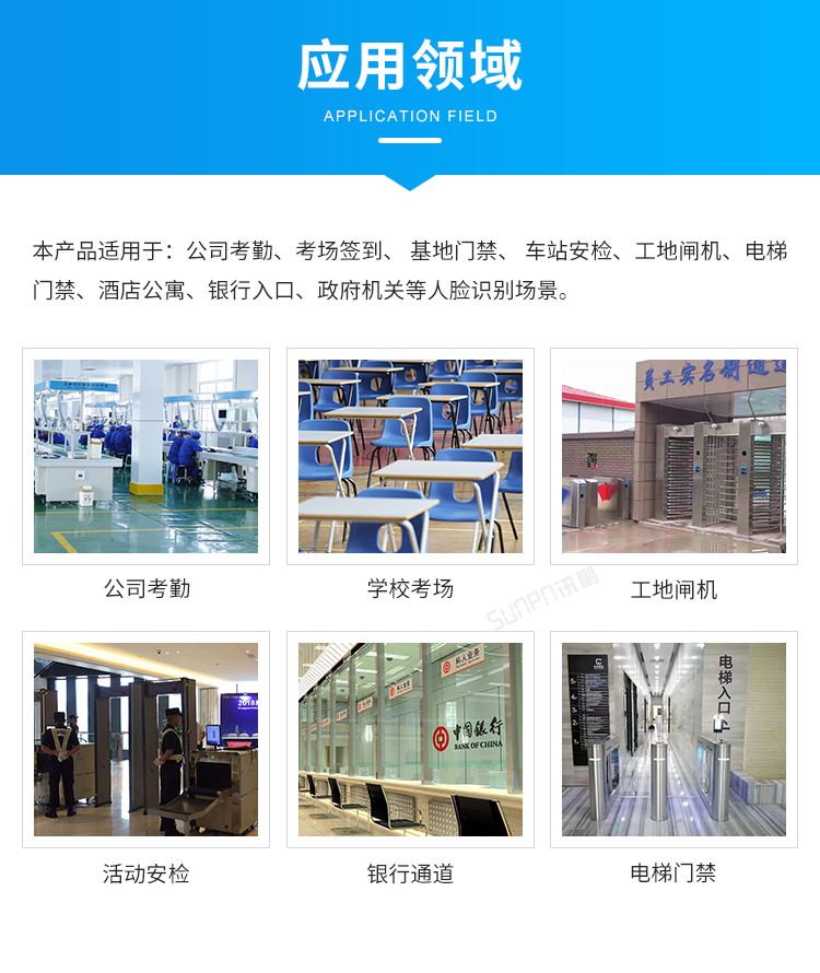 人臉識別測溫一體機(jī)應(yīng)用場景