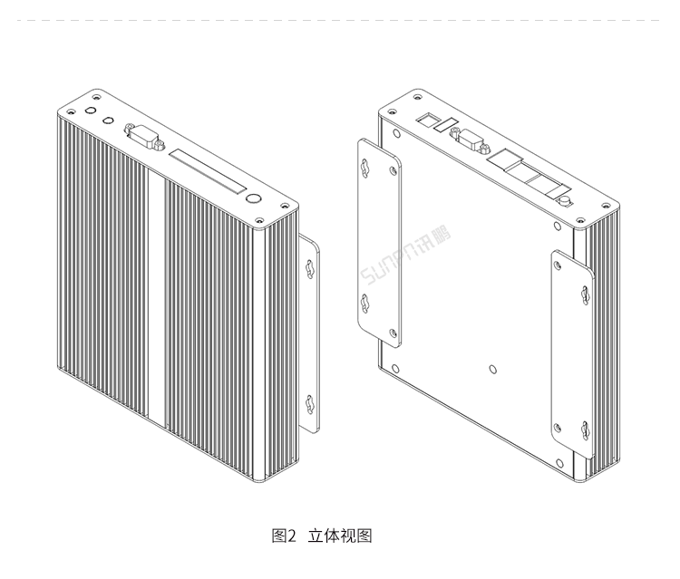 嵌入式工控小電腦產(chǎn)品結構圖