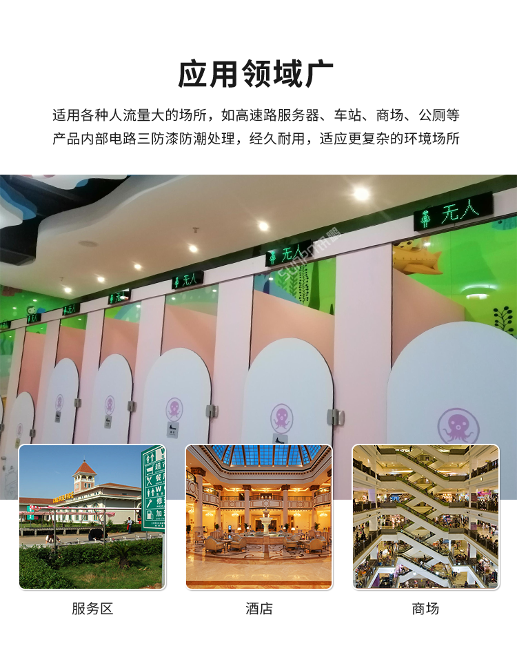 智能廁所狀態(tài)屏-應(yīng)用場(chǎng)景