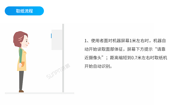 人臉識(shí)別廁紙機(jī)-操作說明