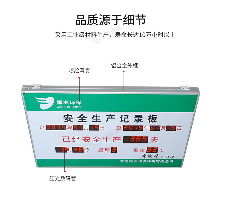 安全運(yùn)行記錄牌-產(chǎn)品細(xì)節(jié)