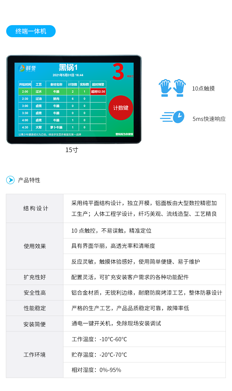 生產(chǎn)管理系統(tǒng)-終端一體機(jī)