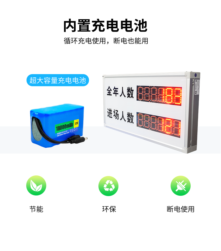 客流量統(tǒng)計系統(tǒng)-內(nèi)置充電電池 客流量統(tǒng)計系統(tǒng)-內(nèi)置充電電池