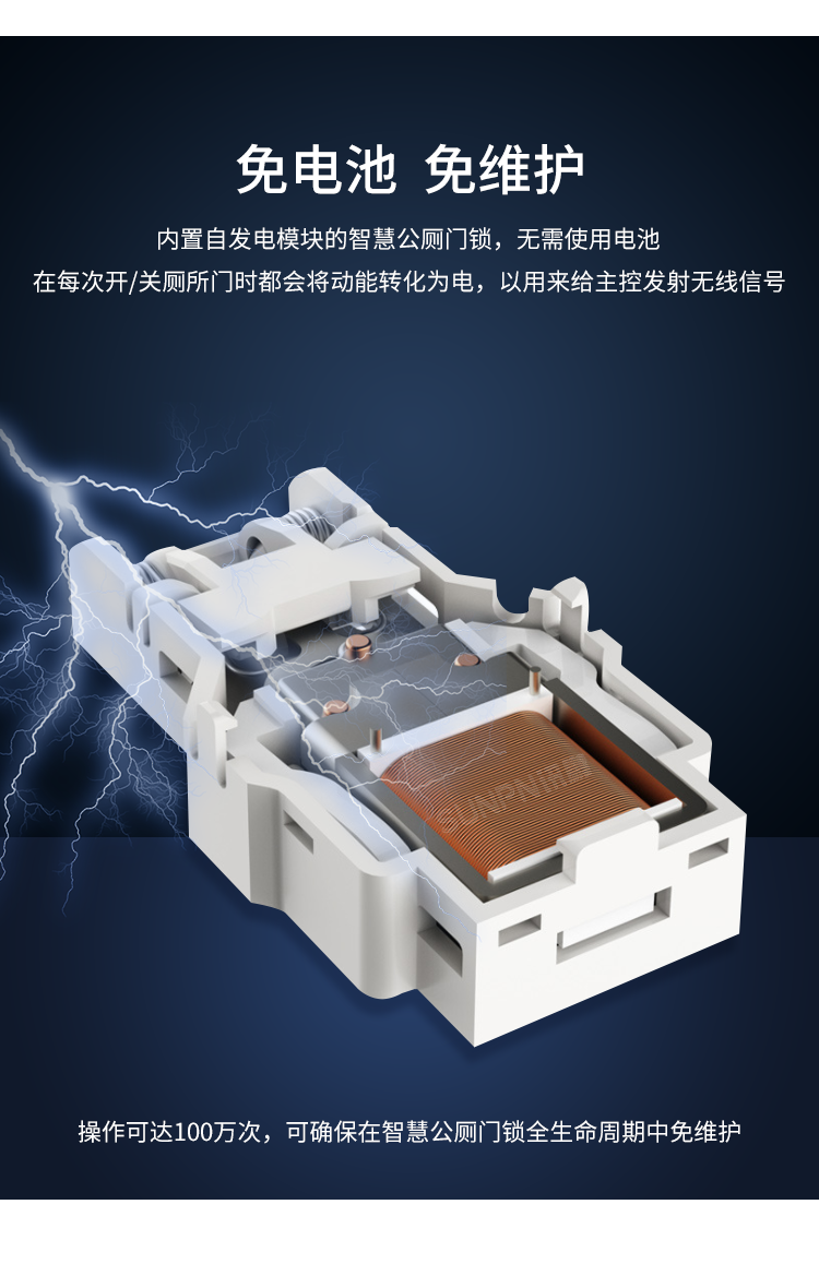 免供電門鎖開關(guān)感應(yīng)器-免電池維修