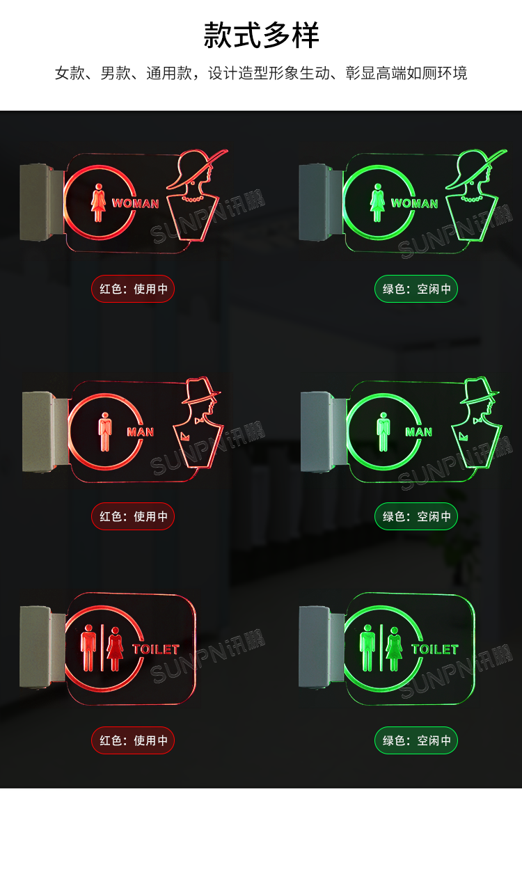 公廁有人無人指示牌-產(chǎn)品介紹