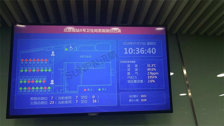 北京南站8號衛(wèi)生間智慧公廁系統(tǒng) 北京南站8號衛(wèi)生間智慧公廁系統(tǒng)