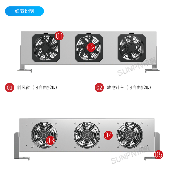工業(yè)除靜電離子風(fēng)機-SP-60ARC細節(jié)說明